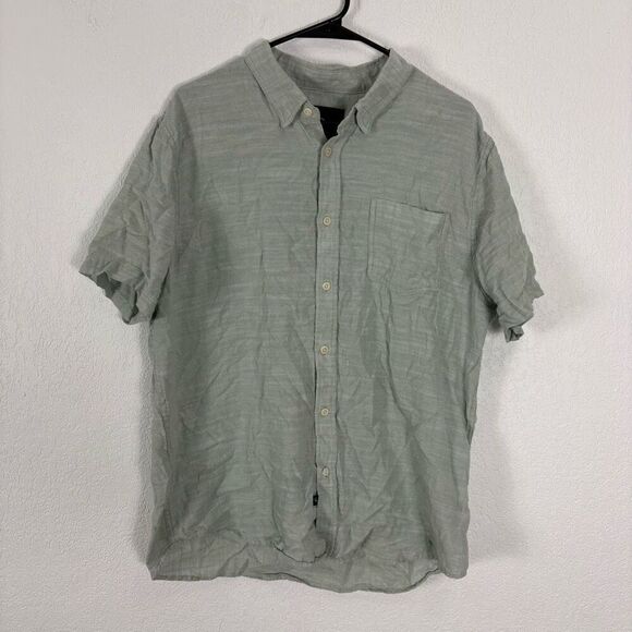 Rails Sage Green Striped Collared Button Down Shirt Men's Size XL - Picture 1 of 11